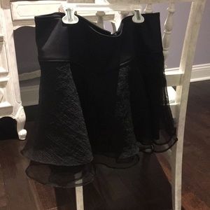 Fun swingy black skirt from London!